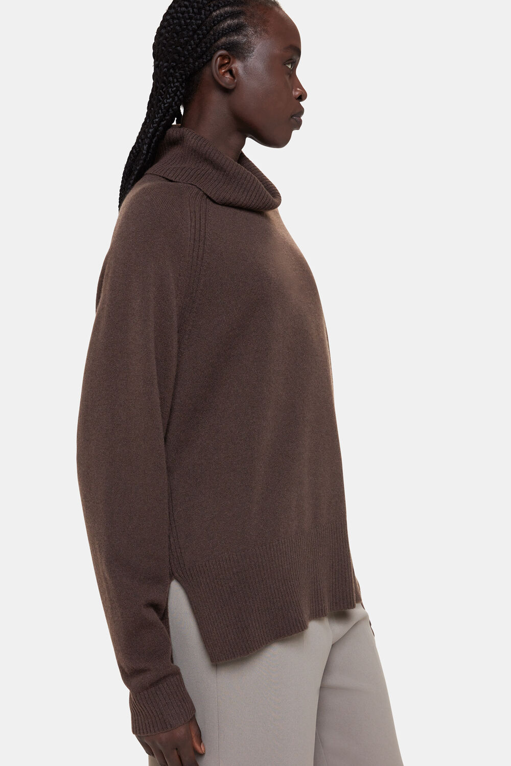 Cashmere Roll Neck