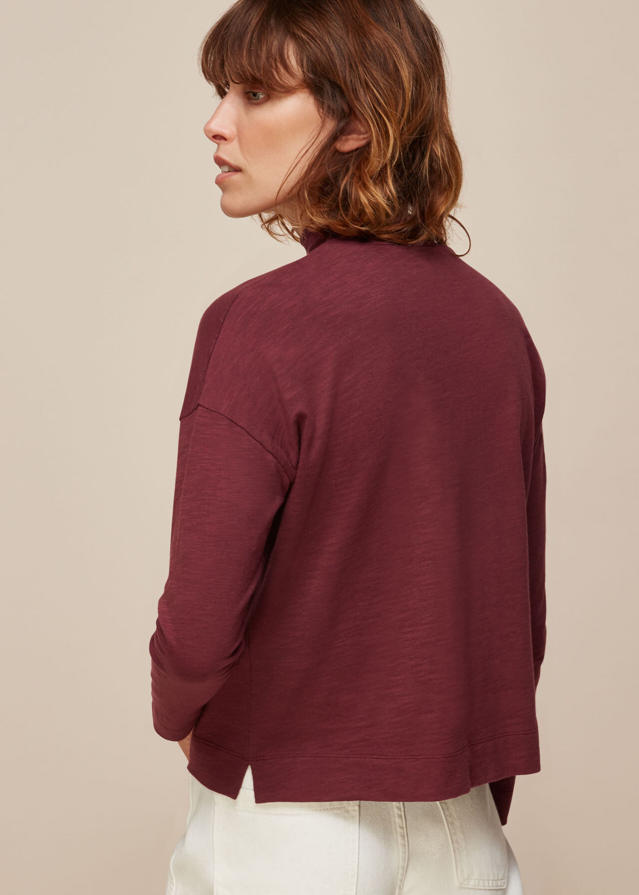 High Neck Relaxed Top