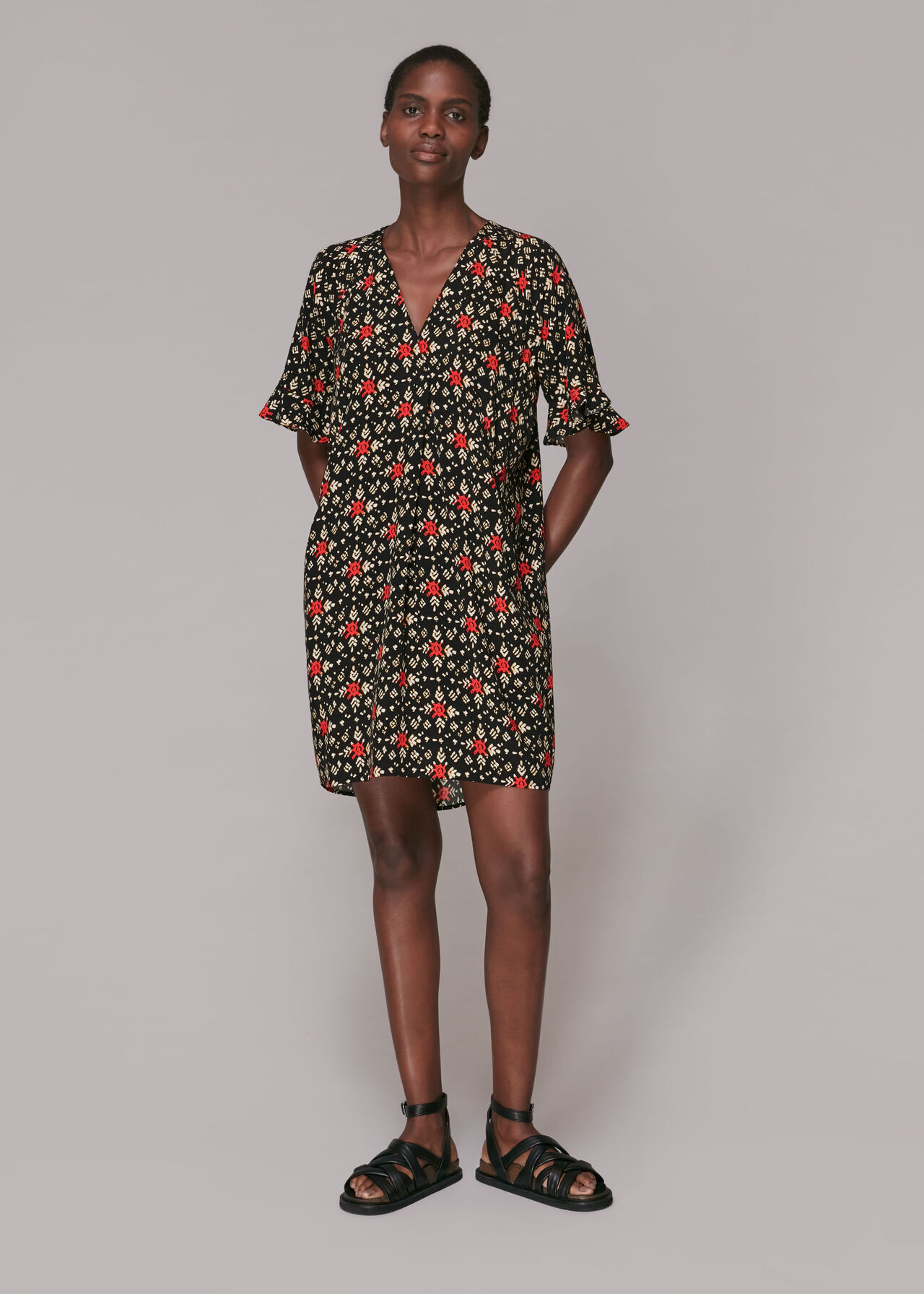 Block Print Alba Dress