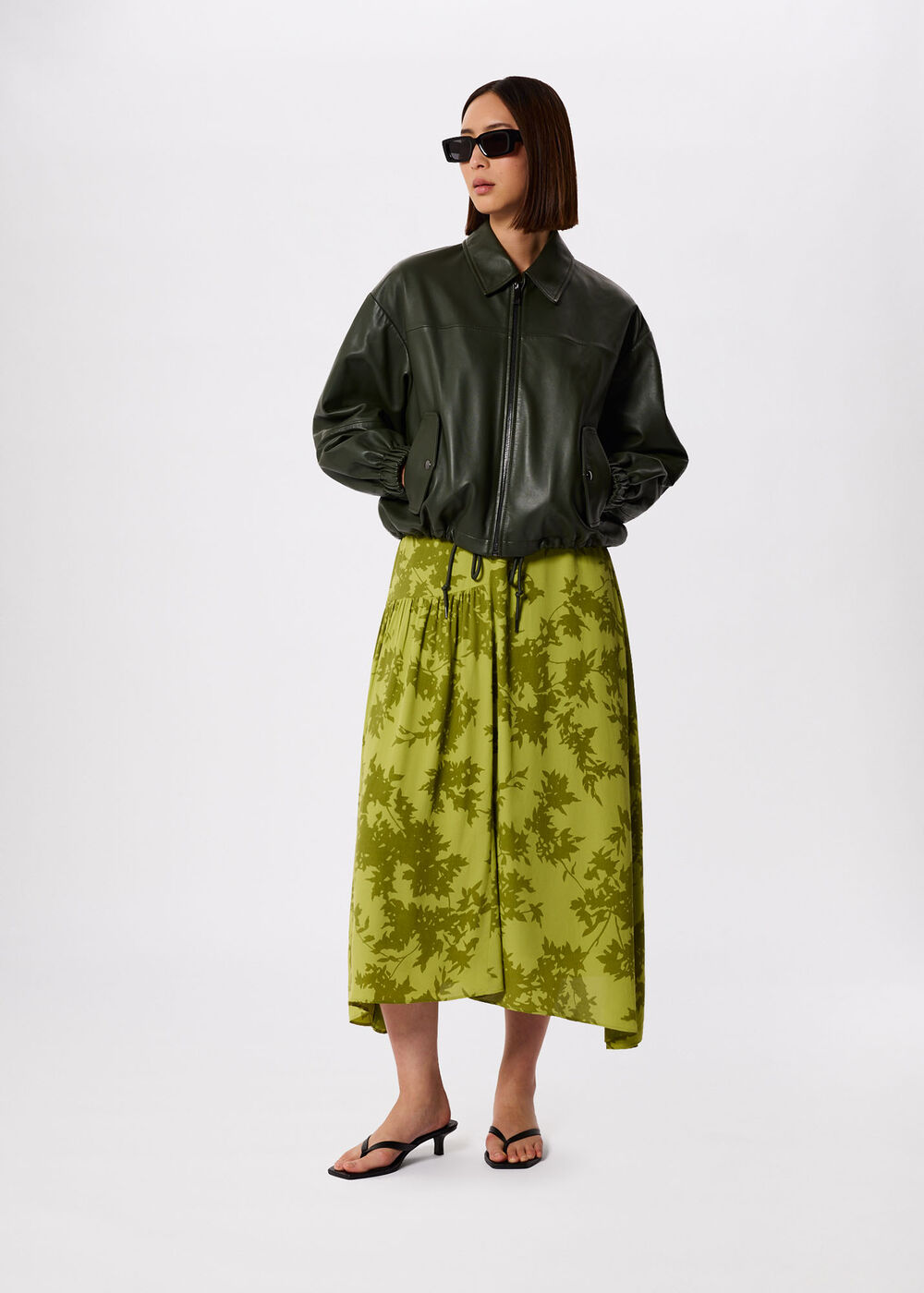 Floral Asymmetric Dress