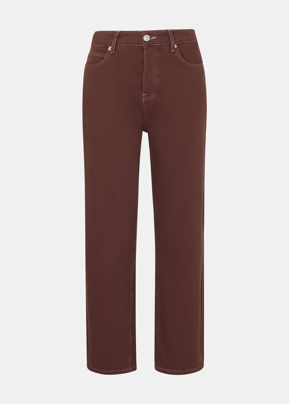 Chocolate Authentic Mollie Straight Jean