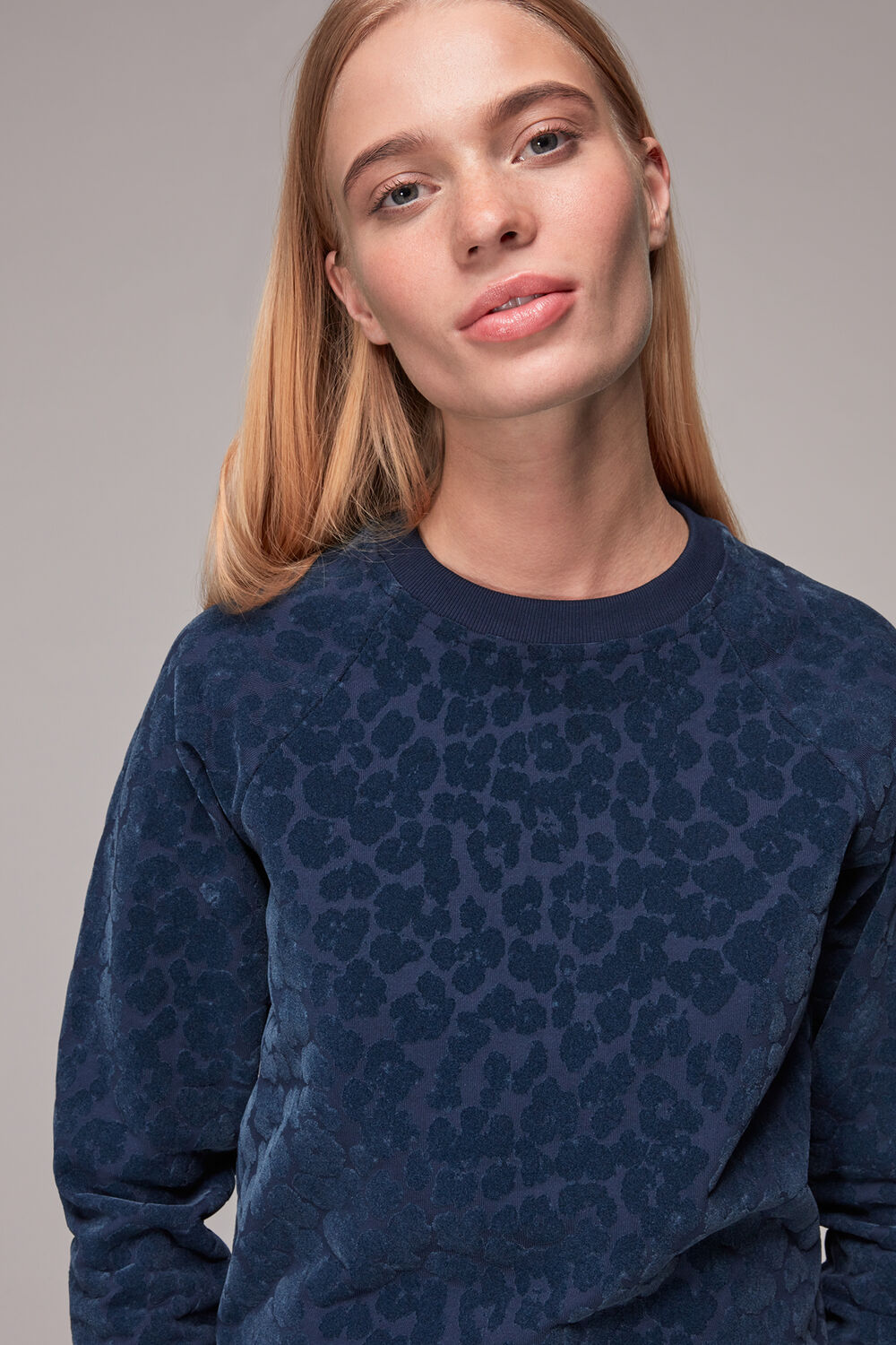 Smudge Animal Flocked Sweat