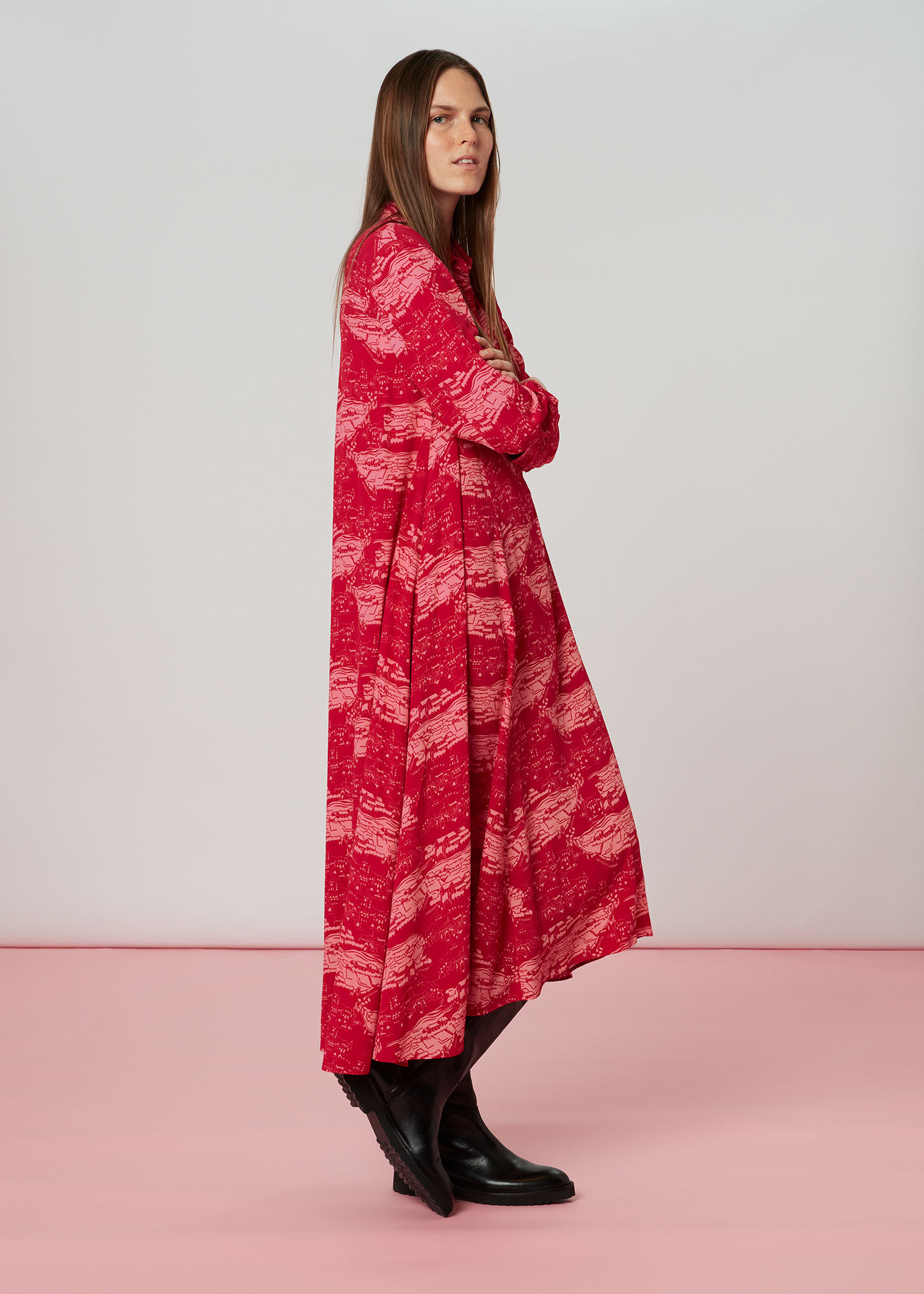 Multicolour Field Print Dress WHISTLES