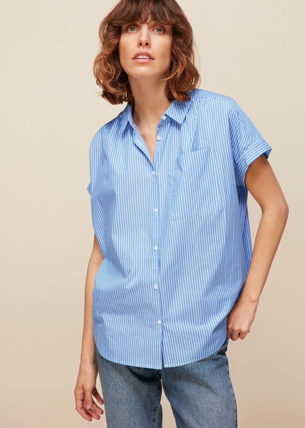 Stripe Nicola Poplin Shirt