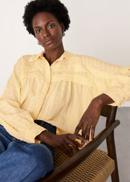 Textured Frill Detail Blouse