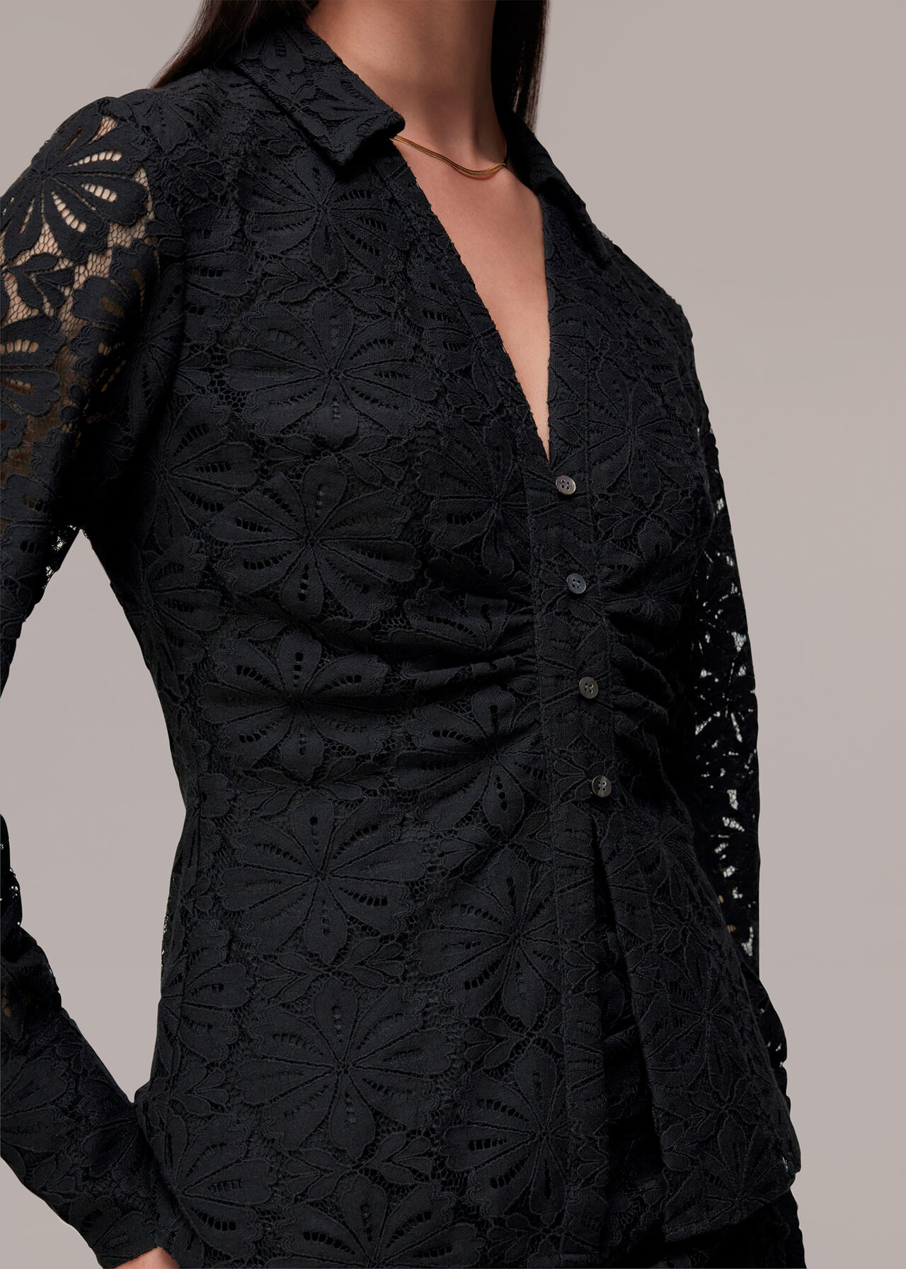 Amelia Lace Detail Shirt