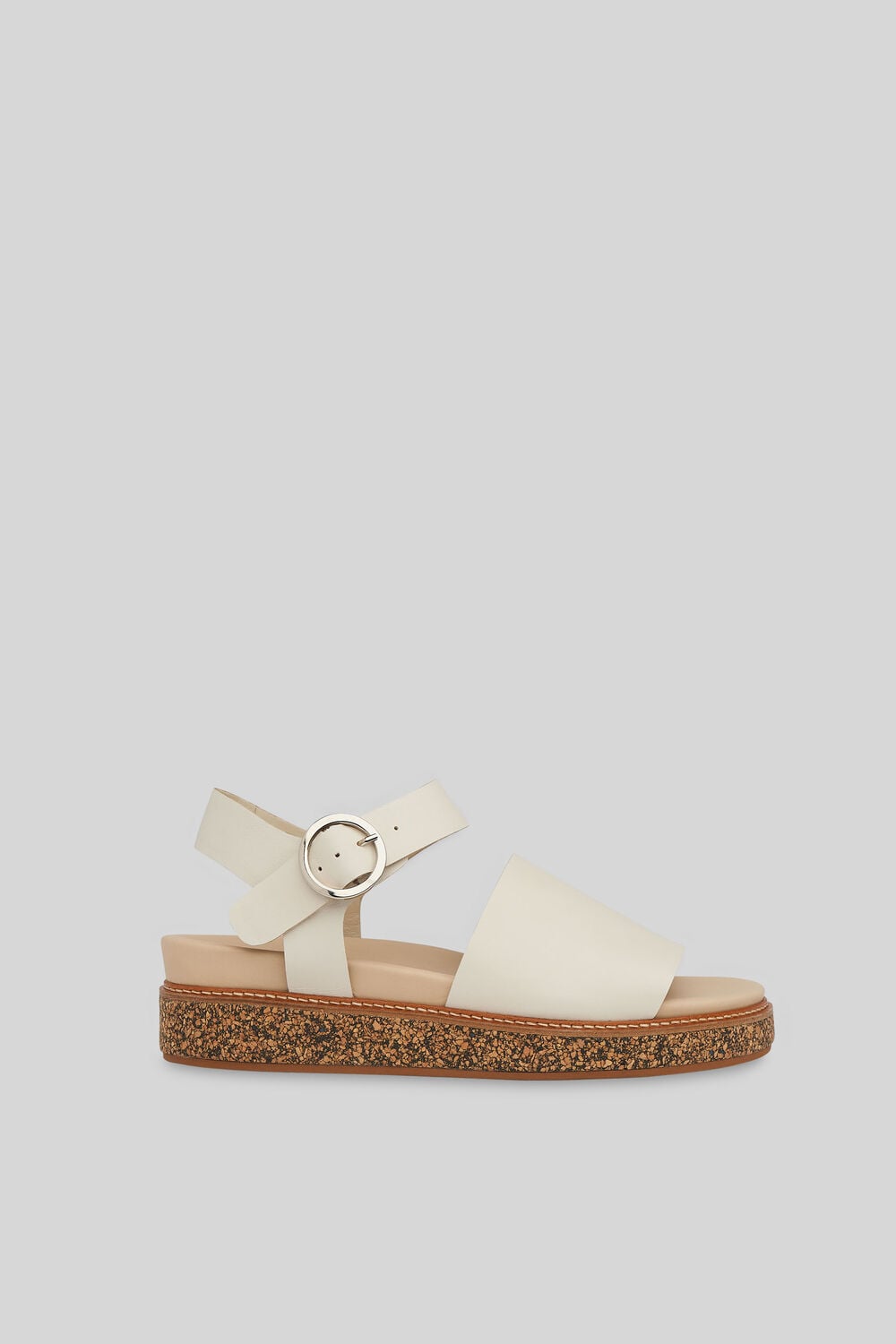 Kali Two Part Sandal White