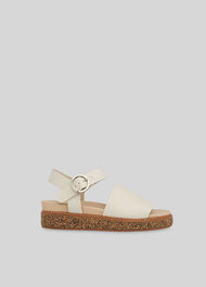 Kali Two Part Sandal White