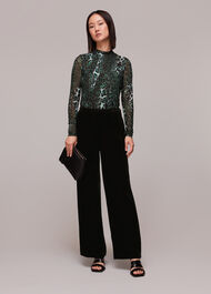 Velvet Full Length Trouser