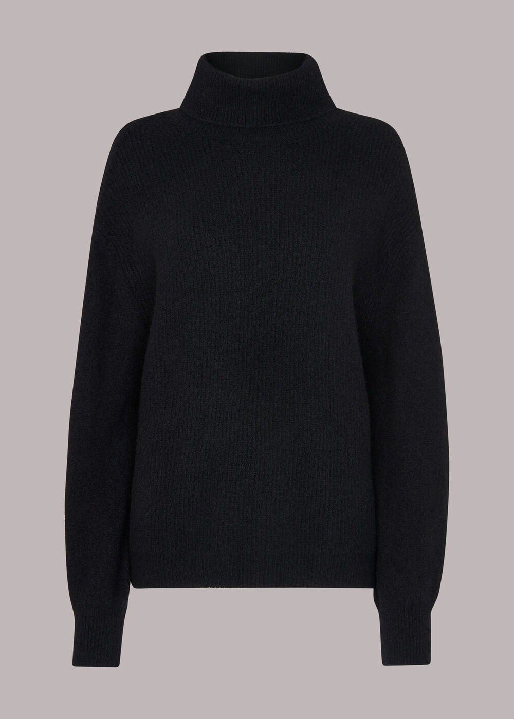 Ribbed Roll Neck Jumper