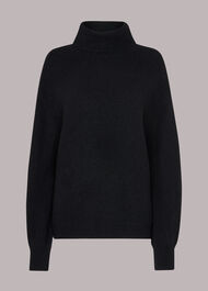 Ribbed Roll Neck Jumper