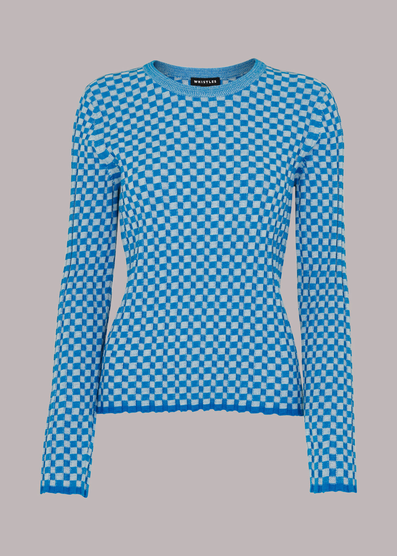 Check Rib Knit