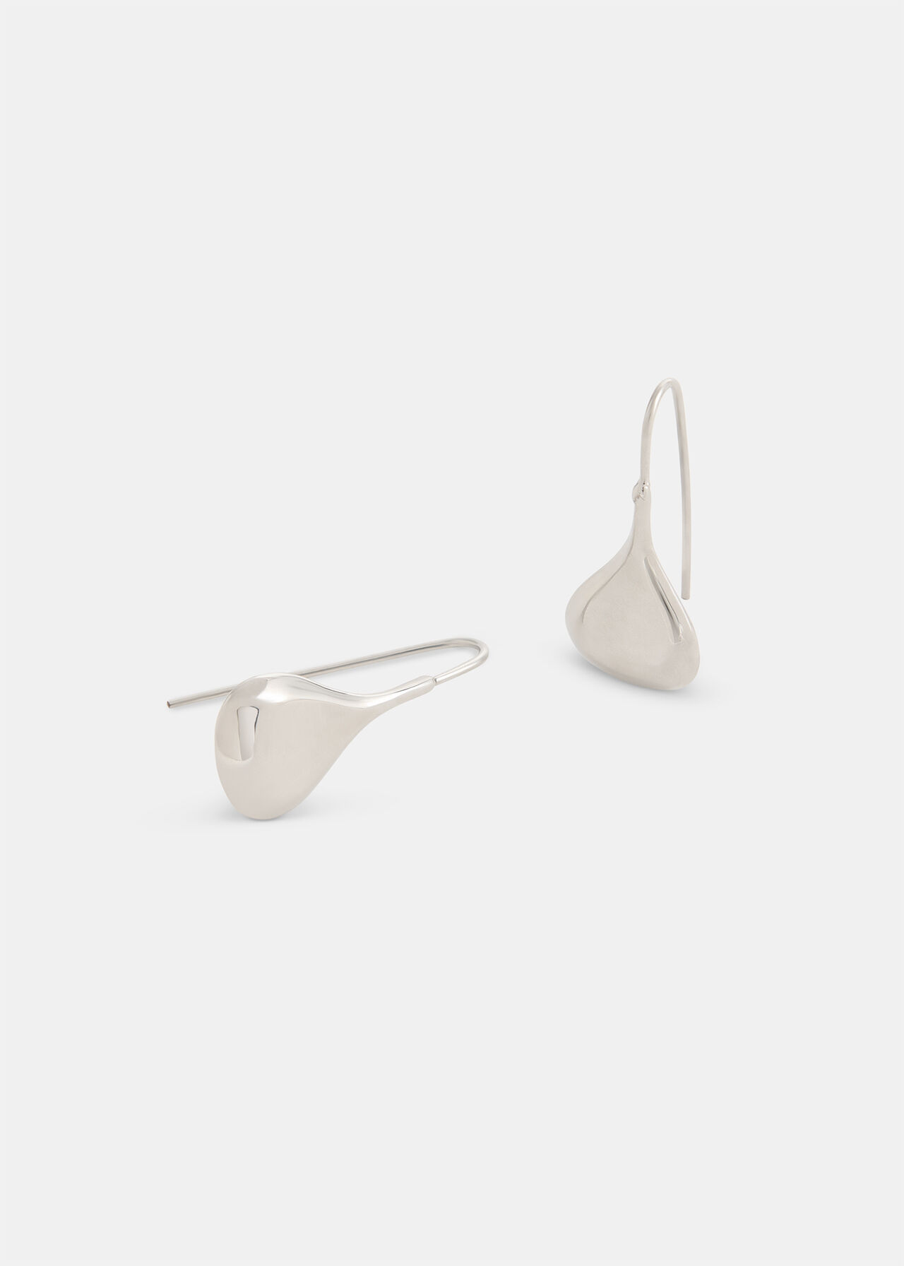 Flat Teardrop Wire Earring