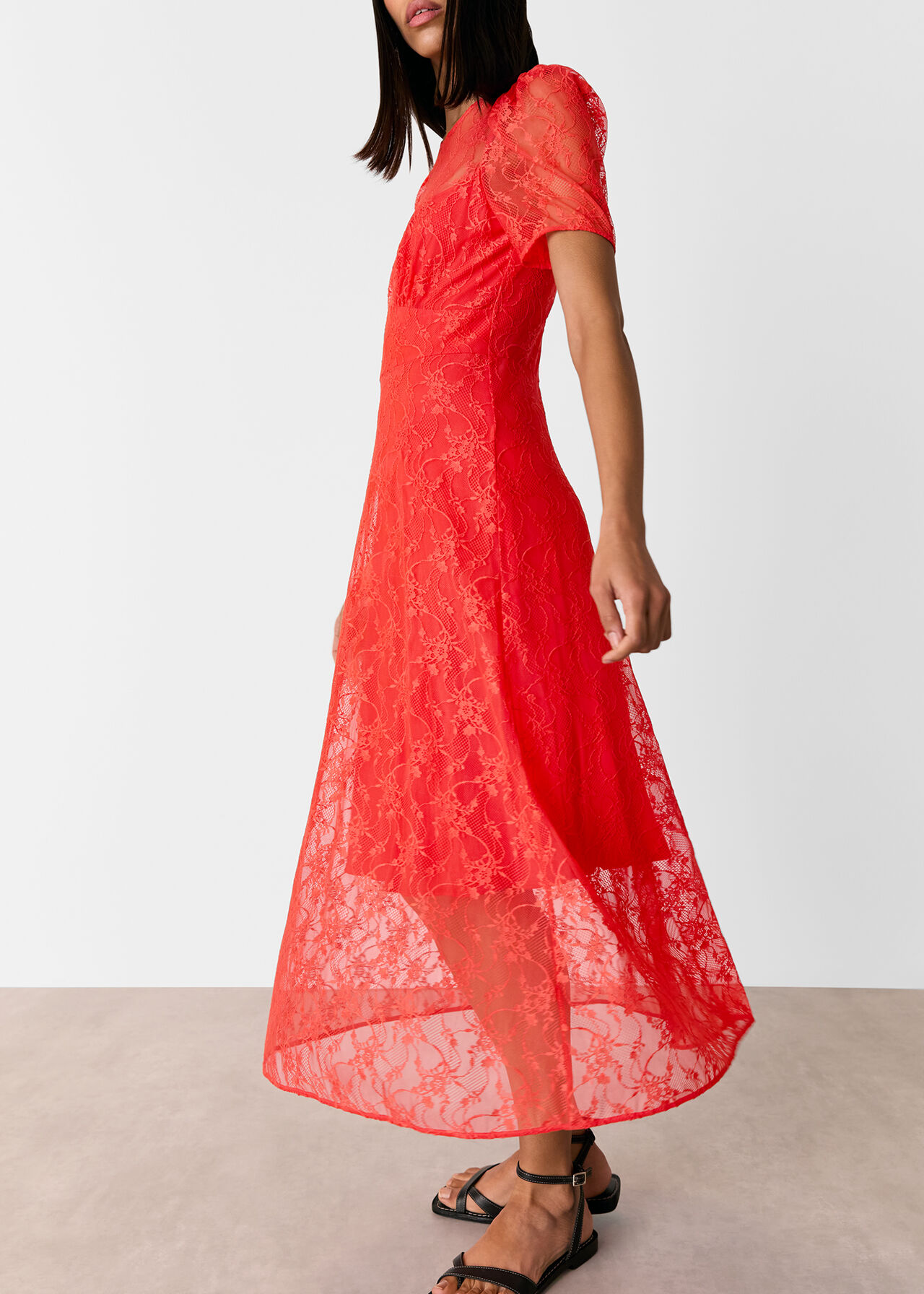 Fay Lace Midi Dress