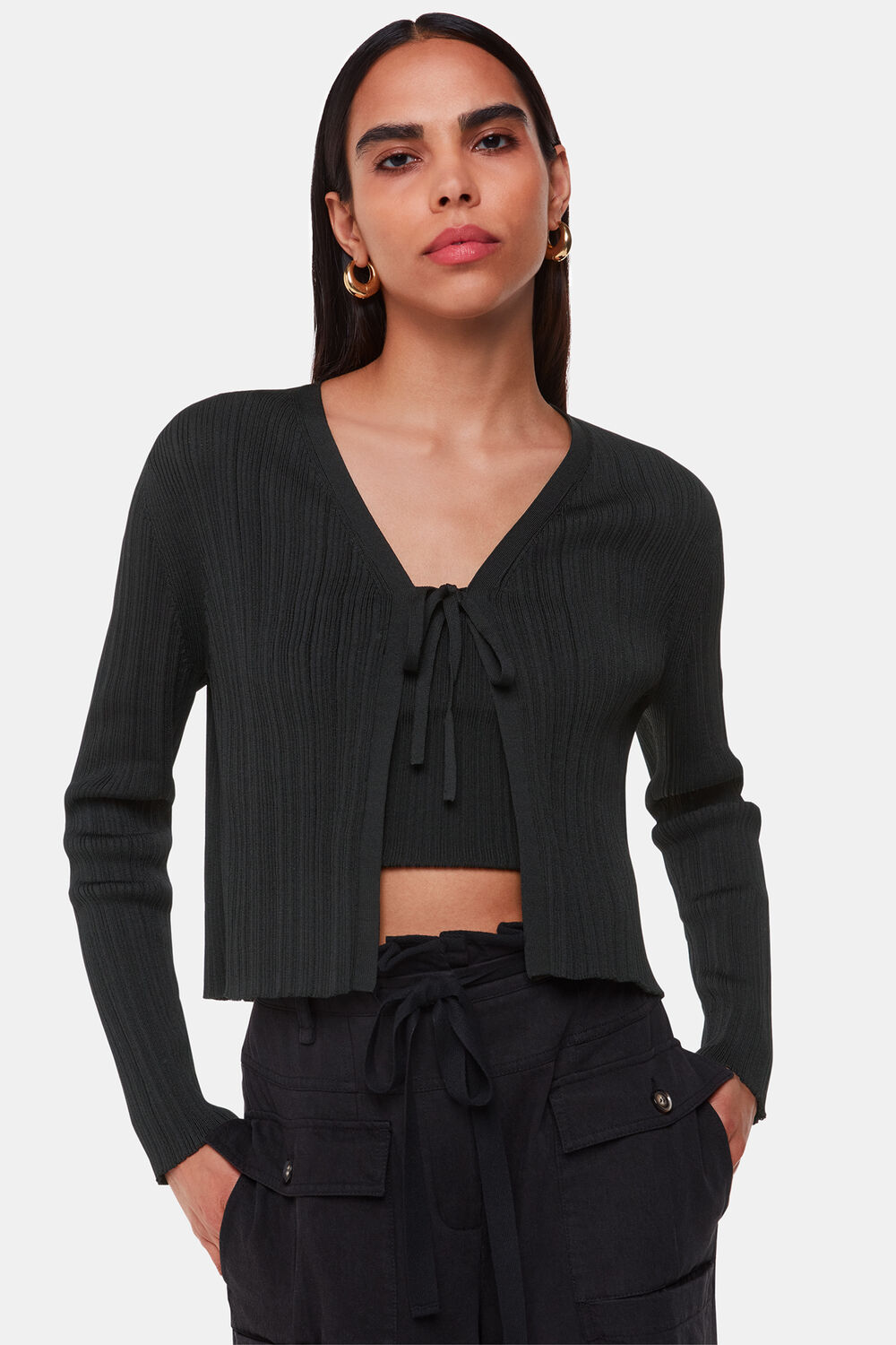 Tie Front Detail Cardigan