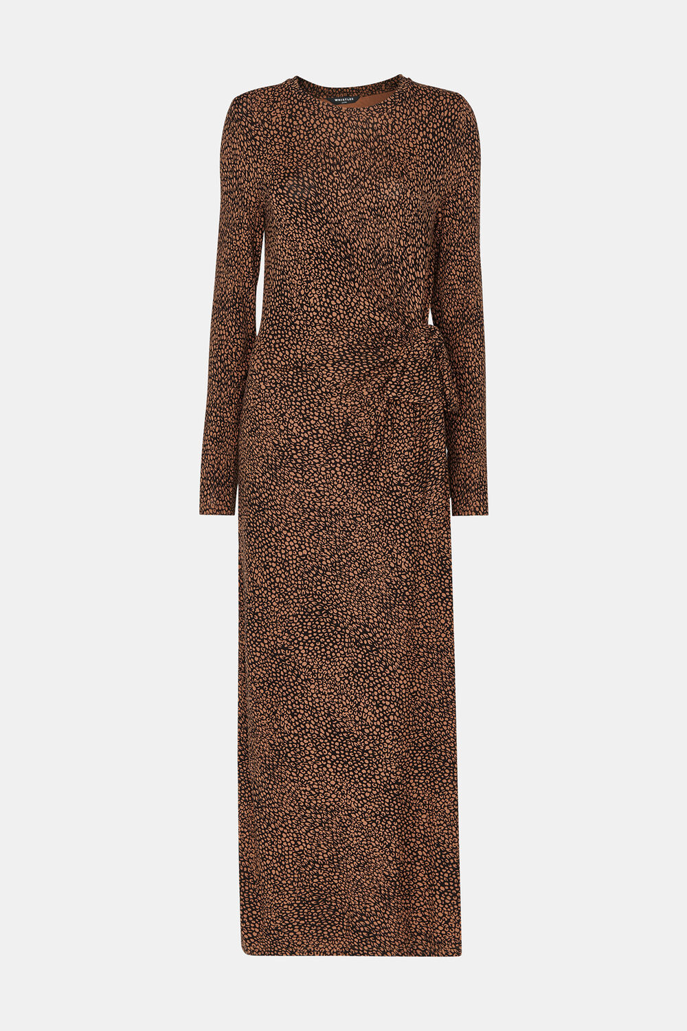Petite Coffee Bean Tie Jersey Dress