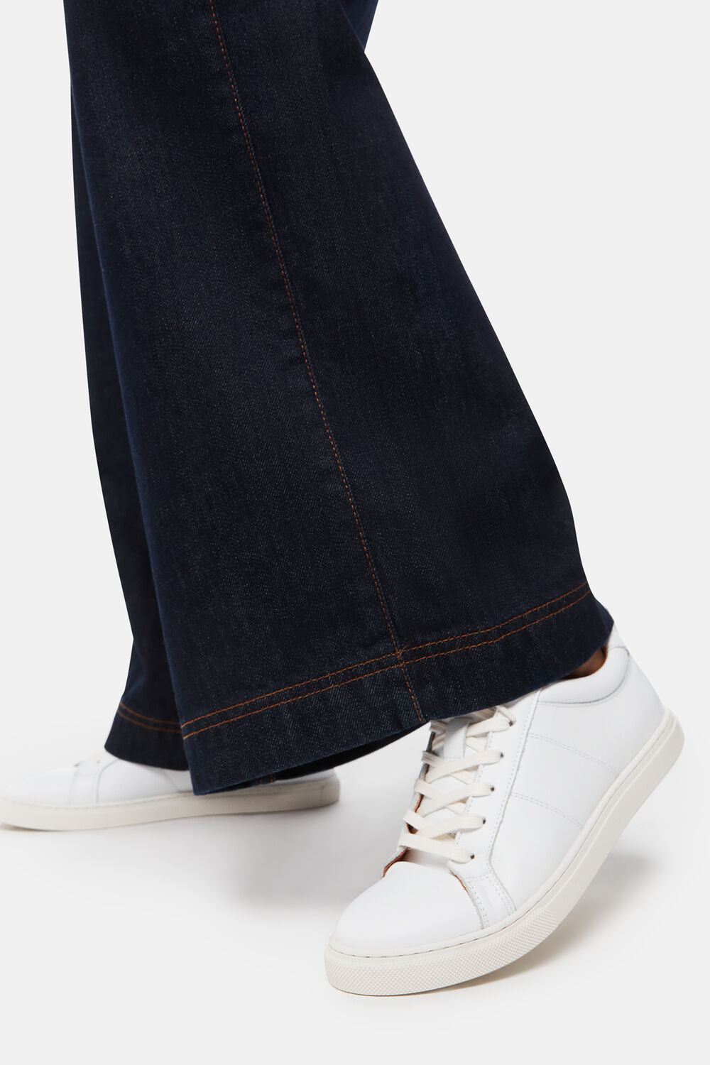 White Koki Lace Up Trainer