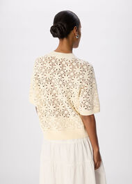 Cotton Crochet Detail Tshirt