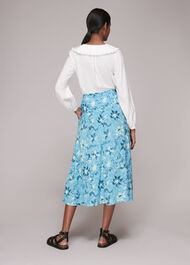 Batik Garland Print Skirt