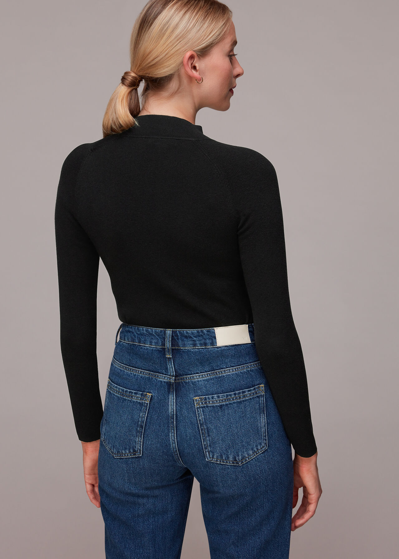Asymmetric Cut Out Knit