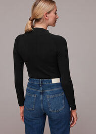 Asymmetric Cut Out Knit