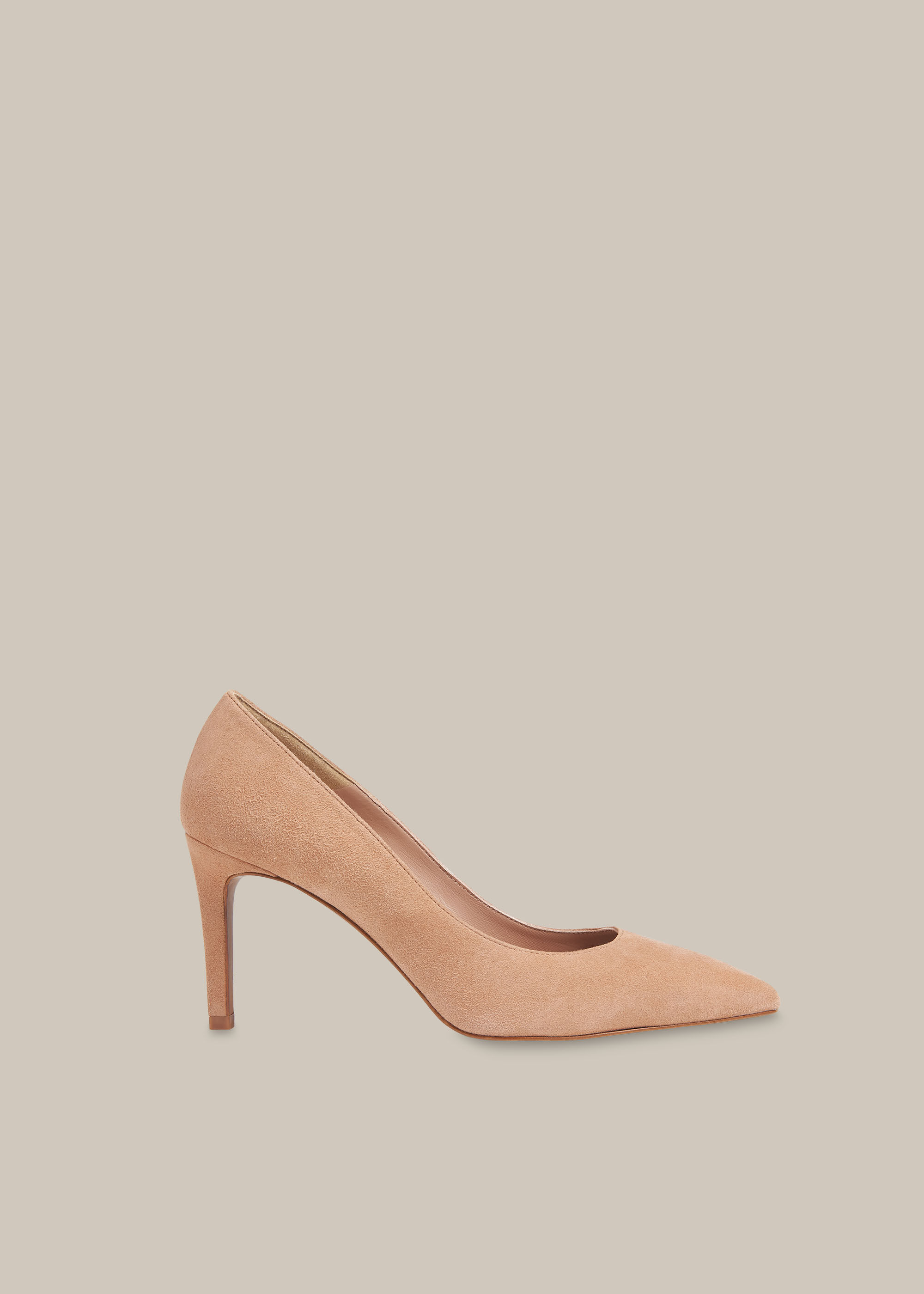 Cari Mid Suede Point Pump