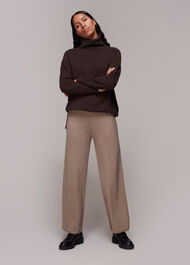 Tie Waist  Cashmere Trouser