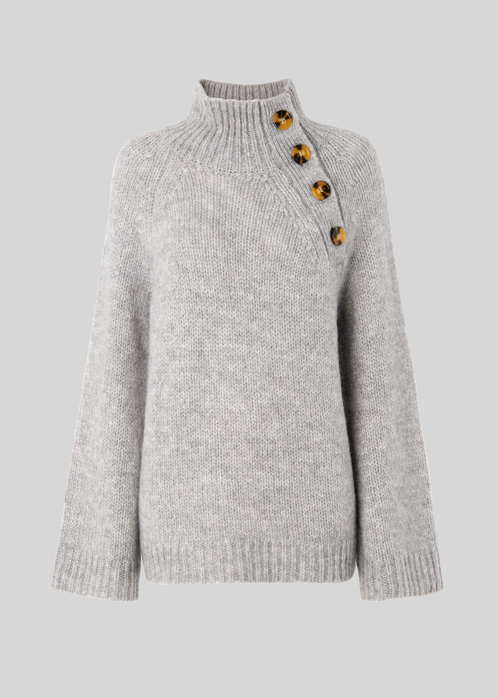 Button Neck Knit