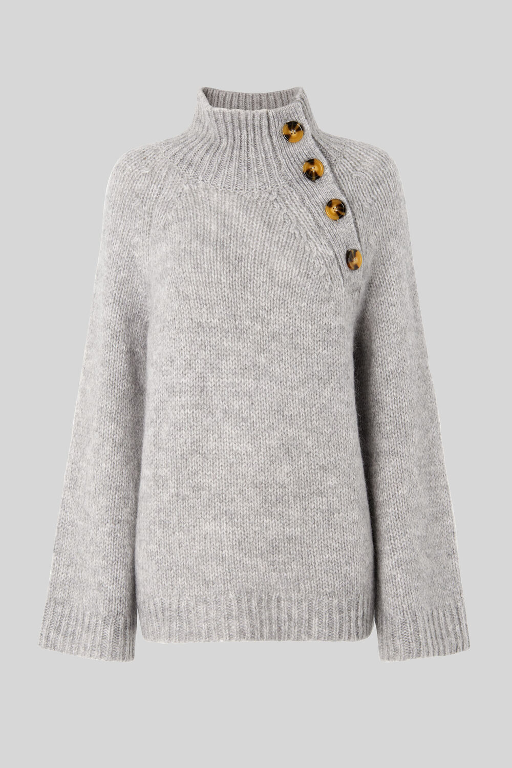 Button Neck Knit