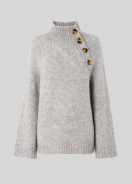 Button Neck Knit