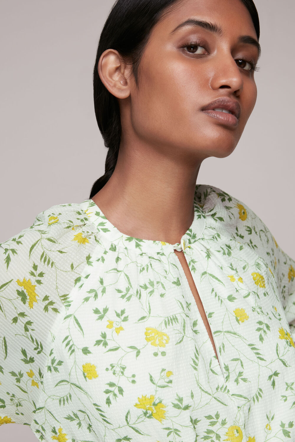 Savannah Floral Silk Mix Dress