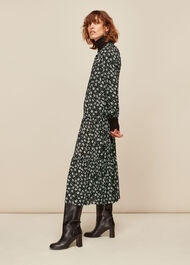 Daisy Spot Trapeze Dress