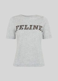 Feline Leopard Logo T-Shirt