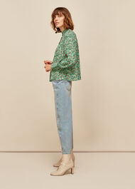Heath Floral Print Top