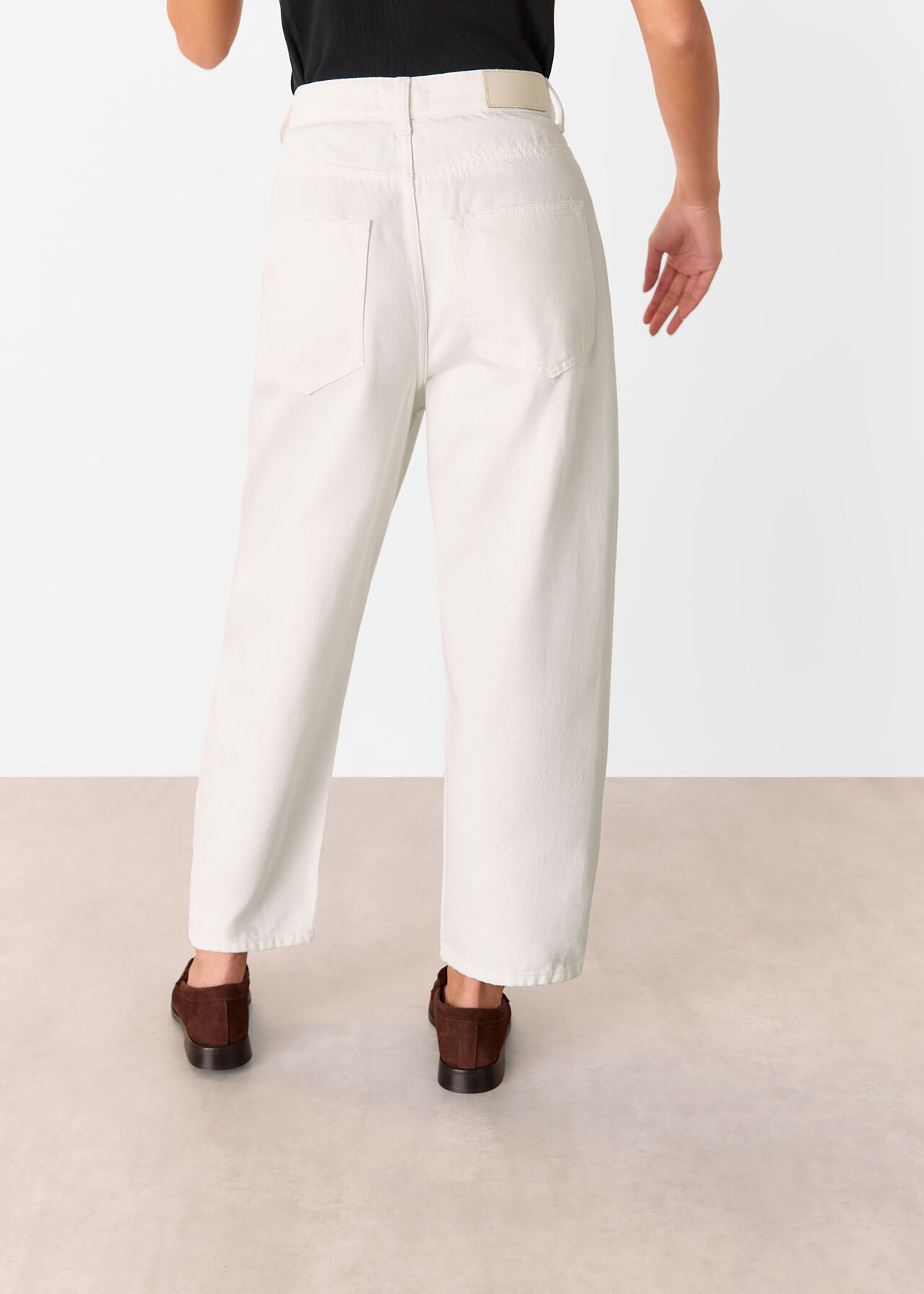 Petite Authentic Barrel Leg Jean