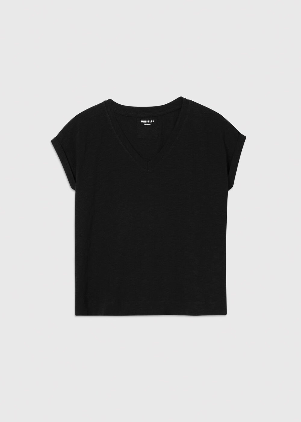 Willa V-Neck Cap Sleeve Tee