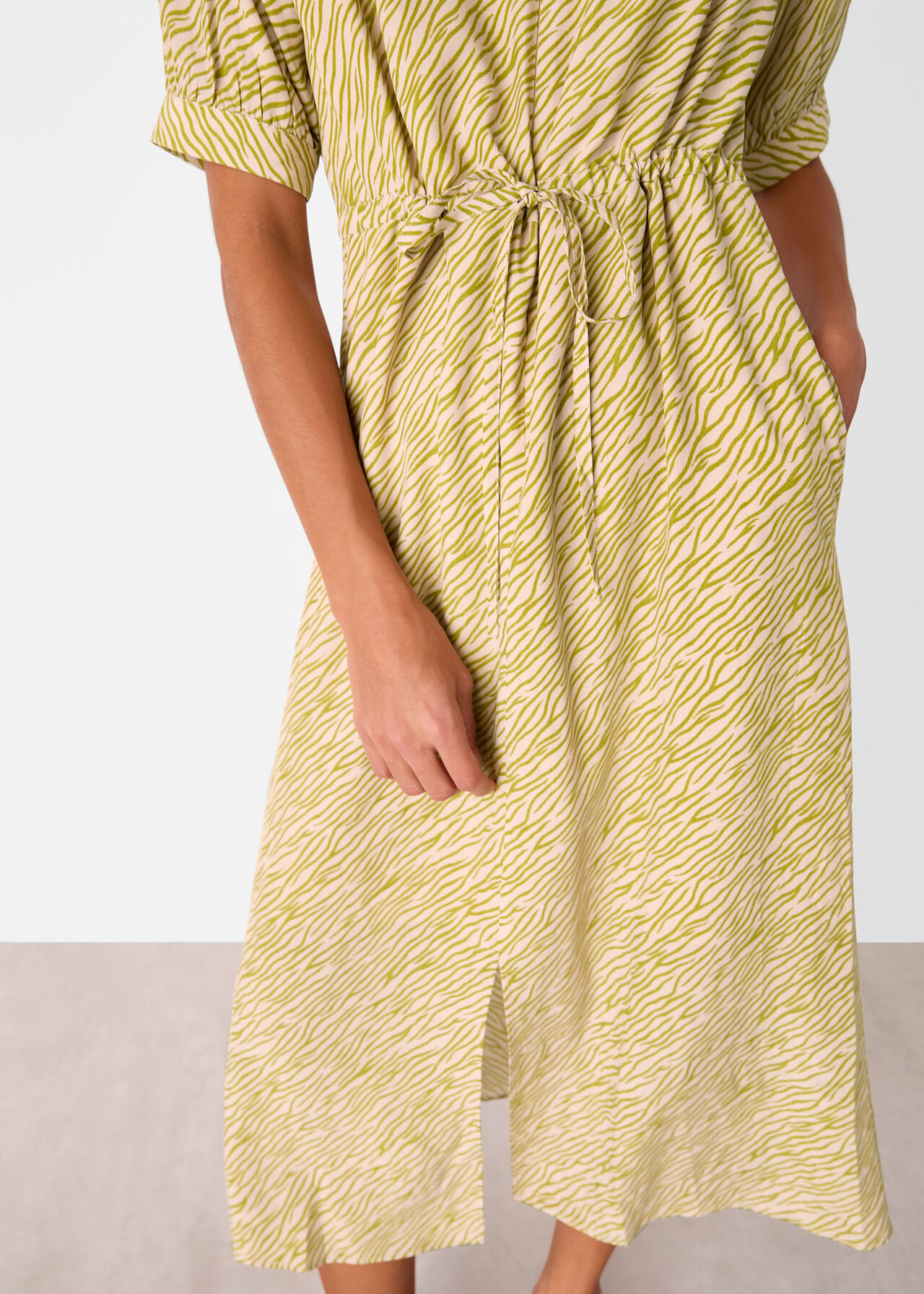 Tiger Flame Midi Dress