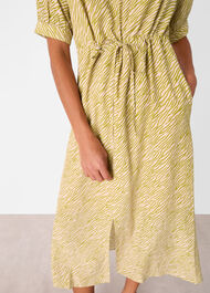 Tiger Flame Midi Dress
