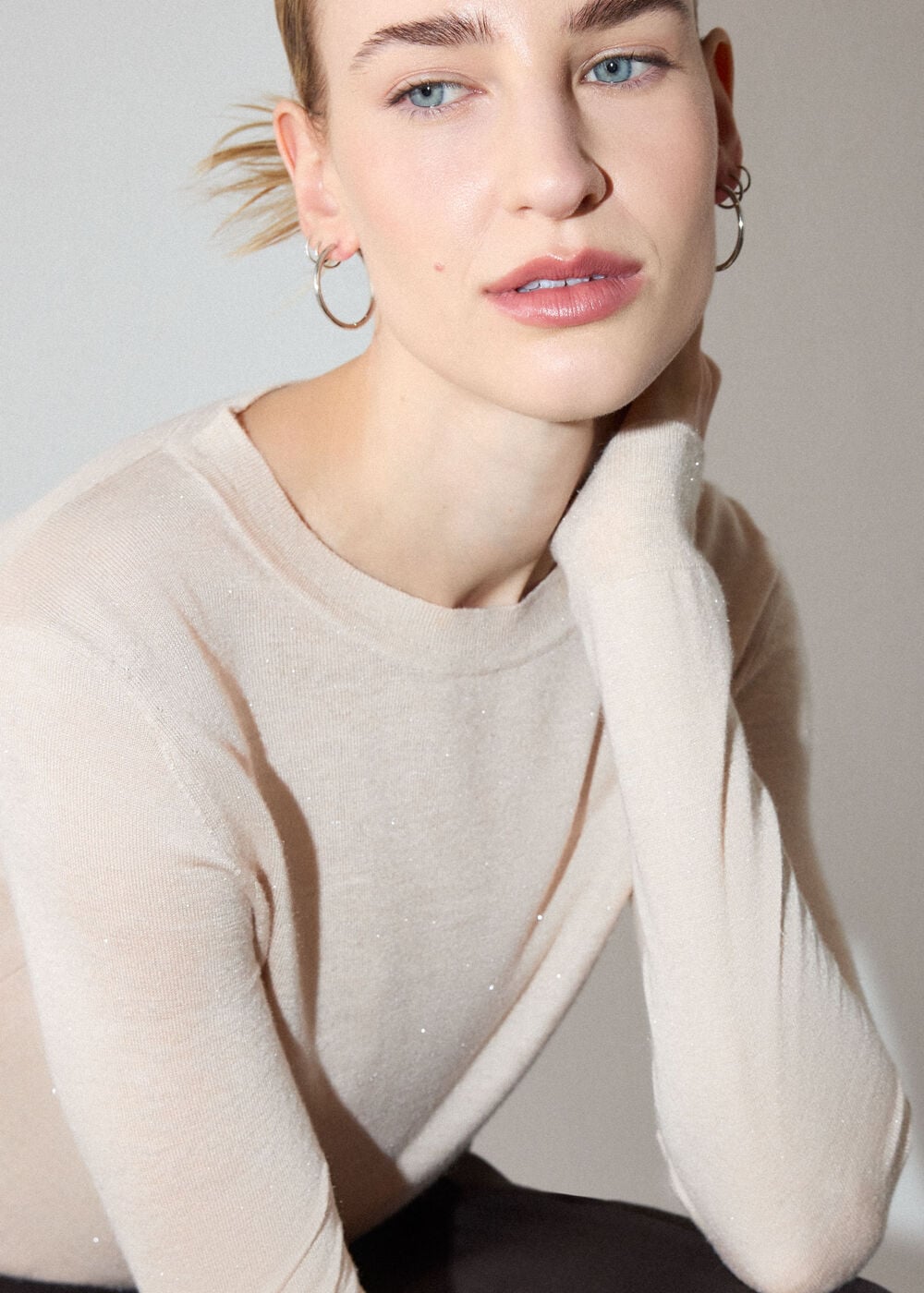 Neutral Annie Sparkle Crew Neck