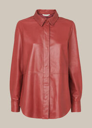 Leather Panelled Shirt