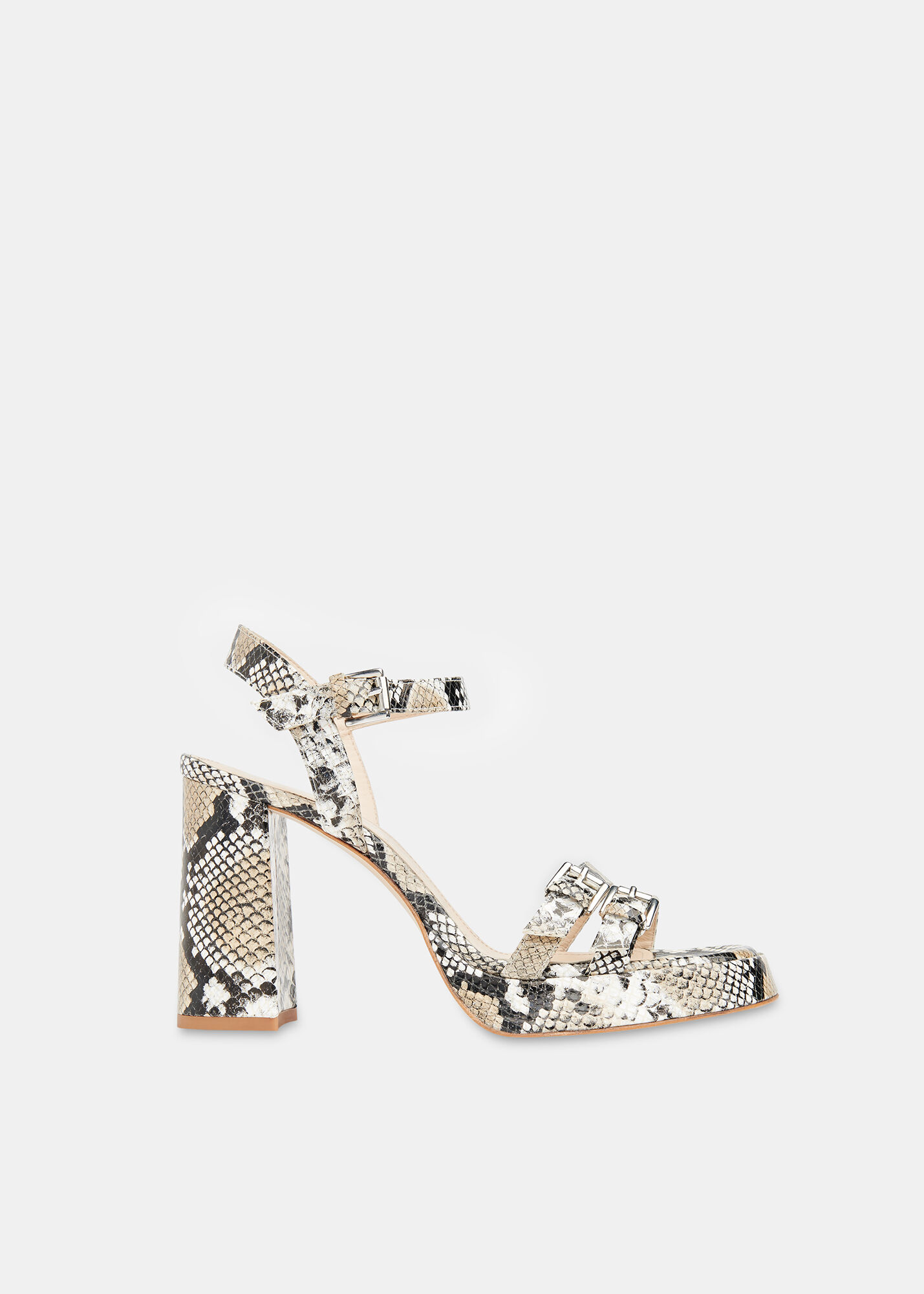Multicolour Limited Addie Heeled Sandal WHISTLES Whistles US