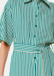 Stripe Linen Blend Dress