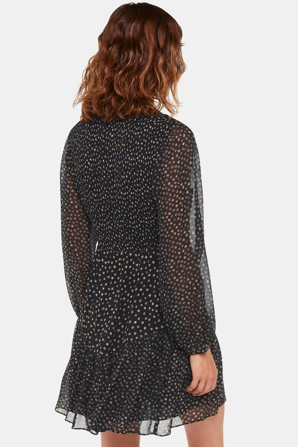 Speckled Polka Dot Dress