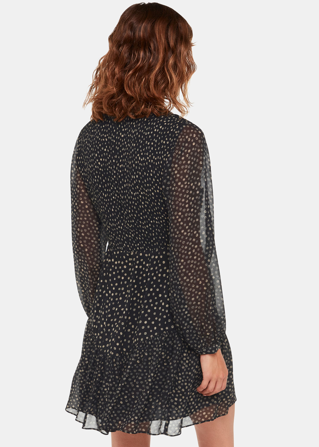 Speckled Polka Dot Dress