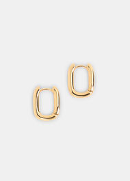 Rectangular Huggie Earring
