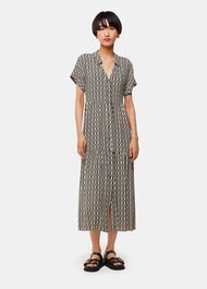Link Check Print Dress