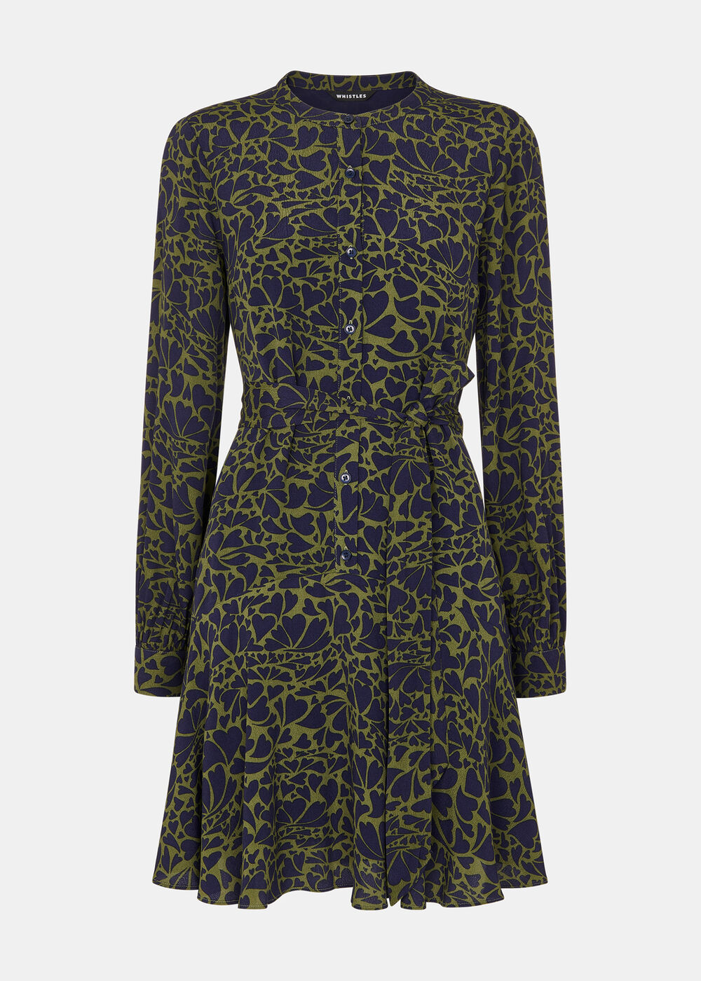 Abstract Petal Flippy Dress