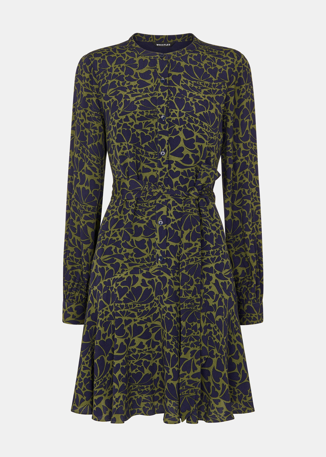 Abstract Petal Flippy Dress