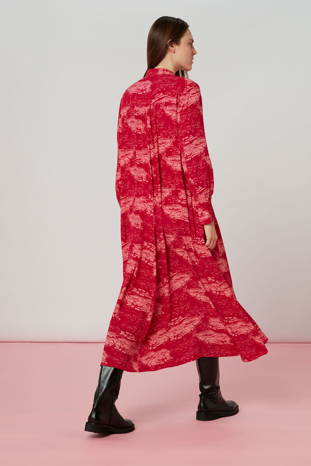 Field Print Dress