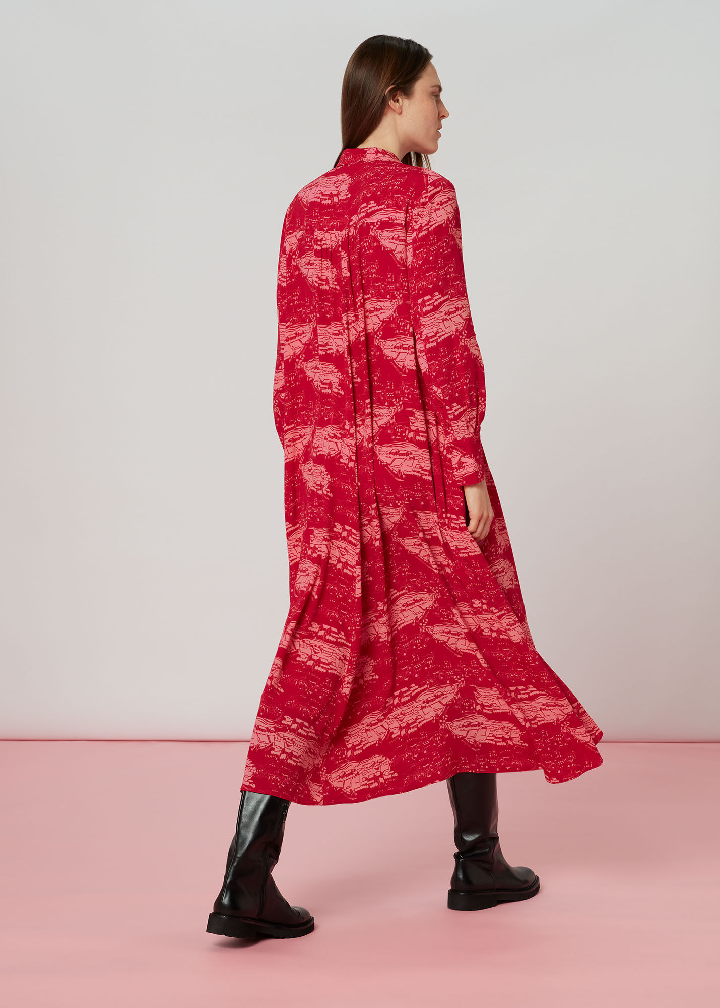 Multicolour Field Print Dress WHISTLES